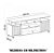 RACK ARTELY IPANEMA CINAMOMO / OFF WHITE - Imagem 2