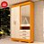 ROUPEIRO 4P ABRIR 3G ACP DEBORA CAPELINHA C/ESPELHO CINAMOMO/OFF WHITE - Imagem 1
