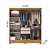 ROUPEIRO 6P. ABRIR 2G MX GLIESE MARROCOS/OFF WHITE - Imagem 2