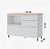 BALCAO NESHER 1P 4G RAINHA 120CM BRANCO/NATURE 500692 - Imagem 2