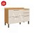BALCAO RONIPA 3P 2G RIESLING 120CM AMENDOA / OFF WHITE - Imagem 1