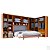 Guarda Roupa Casal Modulado 6 Peças Tivoli 100% MDF | Bom Pastor - Imagem 3