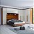 Guarda Roupa Casal Modulado 5 Peças Tivoli 100% MDF | Bom Pastor - Imagem 1