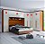 Guarda Roupa Casal Modulado 5 Peças Tivoli 100% MDF | Bom Pastor - Imagem 2