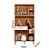 KIT 4P 1G NICIOLI ERVA DOCE 90 IPE/OFF WHITE CRISTAL - Imagem 2