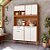 KIT 6P 1G NICIOLI ERVA DOCE 120 IPE/OFF WHITE CRISTAL - Imagem 1
