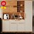 KIT 6P 1G RONIPA TOURIGA AMENDOA/OFF WHITE - Imagem 1