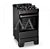 FOGAO 4B ESMALTEC IDEAL TOP GLASS 4126 PRETO - Imagem 1