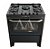 FOGAO 5B BRASLAR PISO HORUS TOP CONTROL AUTOMATICO BLACK - Imagem 1