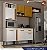 Cozinha Luma Completa Cor Branco/Cinamomo CHF – CHF Móveis - Imagem 5