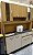 Kit Coral Ripado P/ Cozinha Compacta -8 Portas-120 CM- Damasco/Off-White POQUEMA - Imagem 1