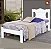 Cama Solteiro Munique 103x93x197 C or Branco GABRIELLI MÓVEIS - Imagem 1