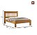 Cama Casal Bela 100% MDF 117x145x199cm Cor nature/off - Imagem 2
