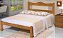 Cama Casal Munique 100% Nature/Off – GABRIELLI MOVEIS - Imagem 1