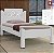 Cama de Solteiro Paris 100% Mdf 258201 Branco – Gabrielli Móveis - Imagem 1