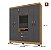 Guarda Roupa Casal Imperial Carvalho grafite – Incorplac - Imagem 2