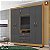 Guarda Roupa Casal Imperial Carvalho grafite – Incorplac - Imagem 1