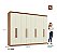 Guarda-Roupa Casal Master New Jatobá/Areia com 8 Portas e 4 Gavetas santos andira - Imagem 1