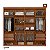 Guarda-Roupa Casal Master New Jatobá/Areia com 8 Portas e 4 Gavetas santos andira - Imagem 3