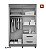 Guarda-Roupa Solteiro Paris 4 Portas 2 Gavetas Cor Imbuia – Chf – CHF Móvei - Imagem 3