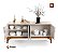 Buffet 4 Portas 1.67cm Amalfi Off White/Madero Canela – LUKALIAM - Imagem 2