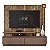 Estante Home Teather Apolo Largura 1.83 TV 75′ Cor Sepia / Fosco Madetec - Imagem 1