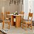 Conjunto Mesa 4 Cadeira Milano Cor Freijo / Off -POLIMAN - Imagem 1
