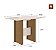 Conjunto Mesa 4 Cadeira Milano Cor Freijo / Off -POLIMAN - Imagem 2