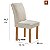 Mesa Dakota 90×90 Tampo Vidro C/4 Cadeiras Napoles Cinamomo/Off White/Bege - Imagem 3