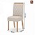 MESA DE JANTAR MAVI 120 C. VIDRO 4 CAD. BELLA LINHO BERGE – HENN - Imagem 2