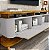 Rack Guarapari Largura:180 Cor Naturalle/Off-White 75 Polegadas -Pés madeira Bechara - Imagem 2