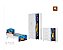 Conjunto Livia Carro Comoda+ Roupeiro+ Cama infantil Cor Branco Azul 100% MDF Código 08 Pés Em Madeira Menino - Imagem 2