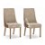 CJ 02 CADEIRAS HENN IVY NATURE/CORANO CARAMELO/CREME - Imagem 1