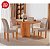 CJ MESA 4C CEL MOVEIS SALINAS RETANGULAR 120X80 TAMPO LONDRES S/VDO CAD.PARATI TEC 169 CINAMOMO - Imagem 1