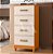 COMODA 4G ALBATROZ MOBI CINAMOMO/OFF WHITE - Imagem 1
