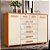 COMODA 7G 2P. ABRIR ALBATROZ FONTANA CINAMOMO/OFF WHITE - Imagem 1