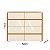 COMODA 8G ALBATROZ APARADOR INFINITE OFF WHITE/CINAMOMO - Imagem 2