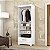 ROUPEIRO 2P. ABRIR 1G RODIAL SMART PLUS BRANCO/FOSCO 11GR2123S - Imagem 2