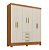 ROUPEIRO 6P. ABRIR 3G RODIAL ITACARE CINAMOMO/OFF WHITE 51GR6376 - Imagem 1