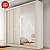 ROUPEIRO 2P CORRER 4G EUROPA LUGANO C/ ESPELHO OFF WHITE - Imagem 1