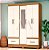 ROUPEIRO 5P. ABRIR 2G BRIZ B60 NATURE / OFF WHITE - Imagem 1