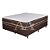 CJ BASE BOX/COLCHAO MOLAS ENSACADAS 193X203X62 SONOS CONFORT IN BROWN - Imagem 1