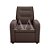 POLTRONA RECLINAVEL MATRIX CLASSIC SUED LIGHT MARROM ESCURO B256 - Imagem 2