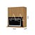 ARMARIO NESHER 1P ABRIR MICRO BASCULANTE RAINHA 70CM NATURE - Imagem 2