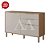 BALCAO MGM 2P 2G DIVINA ESPLENDIDA 120CM CINAMOMO/OFF WHITE - Imagem 1