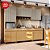 COZINHA NESHER SIMONE MENDES COMPACTA CARVALHO/GREIGE 500986 - Imagem 1
