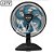 VENTILADOR CADENCE EROS TURBO VTR409 40CM 6 PAS 3 VEL 127V PRETO / AZUL - Imagem 1