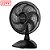 VENTILADOR CADENCE TURBO REFRESH VTR410 45CM 6 PAS 3 VEL 220V PRETO - Imagem 1