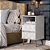 MESA DE CABECEIRA 2G EJ RETRO ROMA BRANCO - Imagem 1