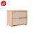 MESA DE CABECEIRA 2G ROBEL CONCEPT PUX PERFIL HANOVER/FENDI LISO - Imagem 1